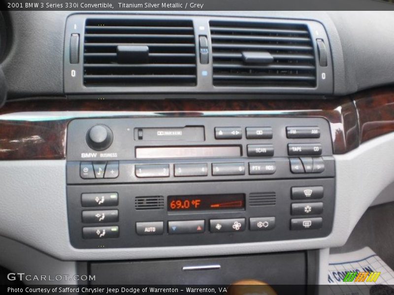 Titanium Silver Metallic / Grey 2001 BMW 3 Series 330i Convertible