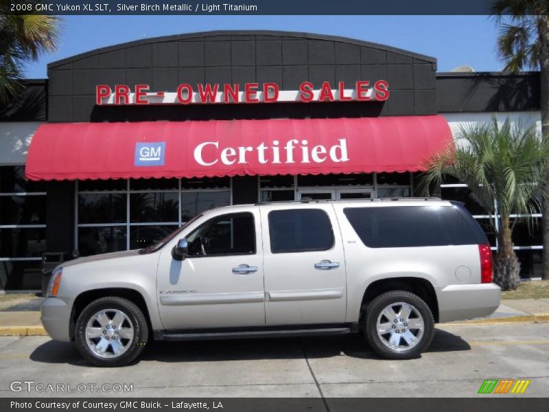 Silver Birch Metallic / Light Titanium 2008 GMC Yukon XL SLT