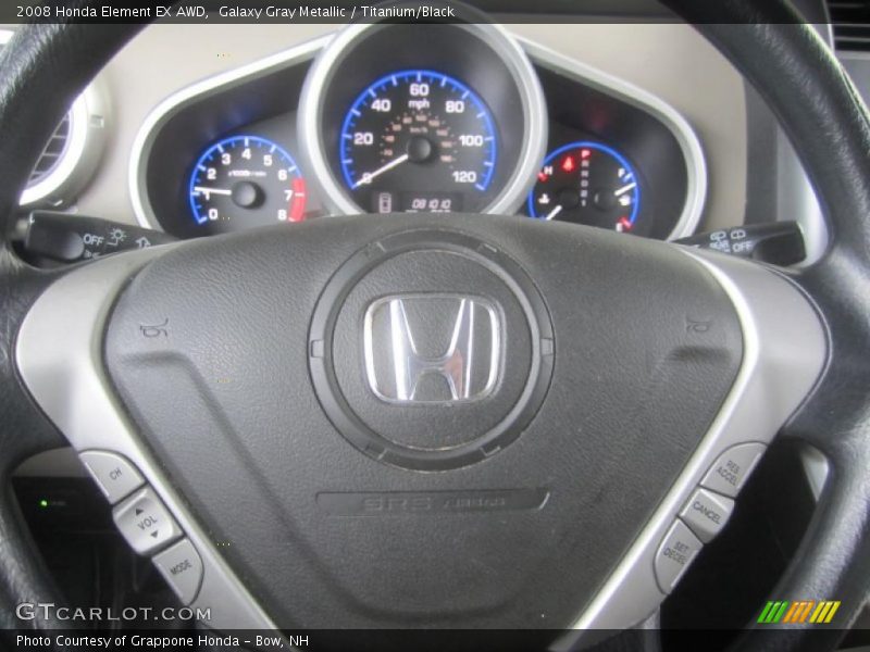 Galaxy Gray Metallic / Titanium/Black 2008 Honda Element EX AWD