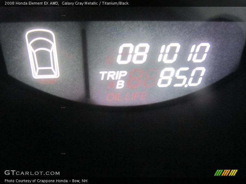 Galaxy Gray Metallic / Titanium/Black 2008 Honda Element EX AWD