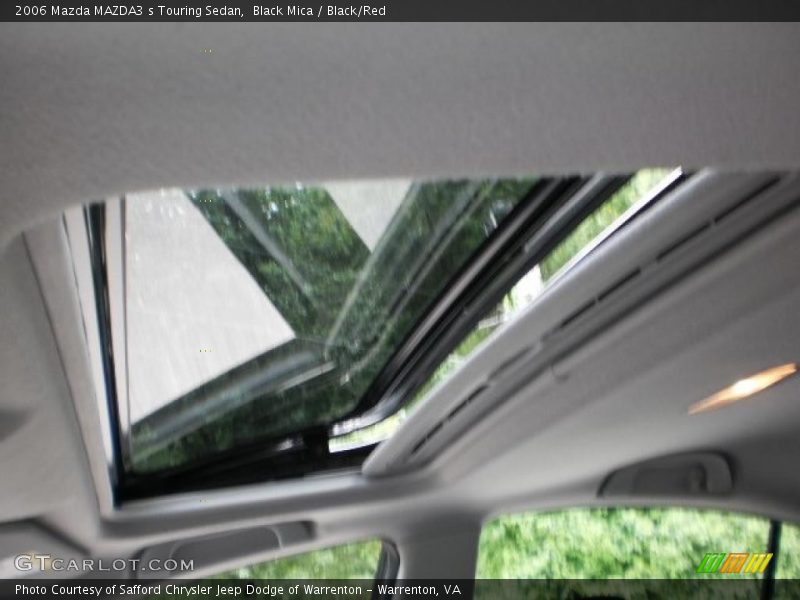 Black Mica / Black/Red 2006 Mazda MAZDA3 s Touring Sedan