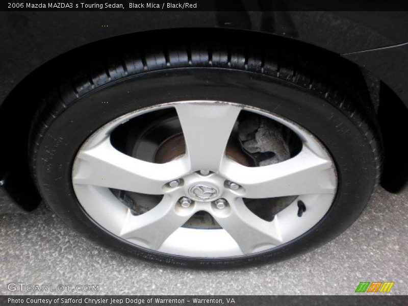 Black Mica / Black/Red 2006 Mazda MAZDA3 s Touring Sedan