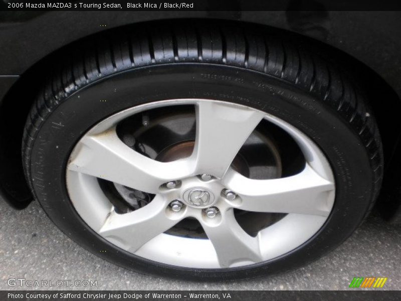 Black Mica / Black/Red 2006 Mazda MAZDA3 s Touring Sedan
