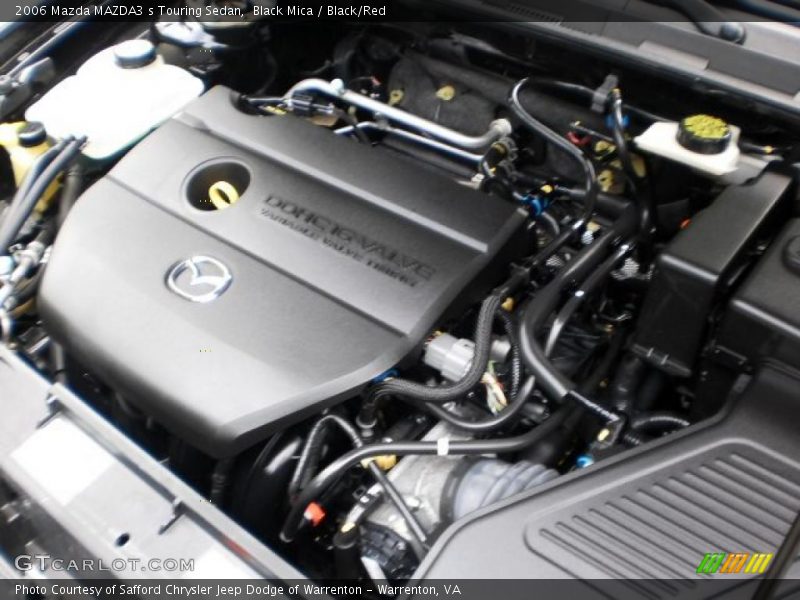 Black Mica / Black/Red 2006 Mazda MAZDA3 s Touring Sedan