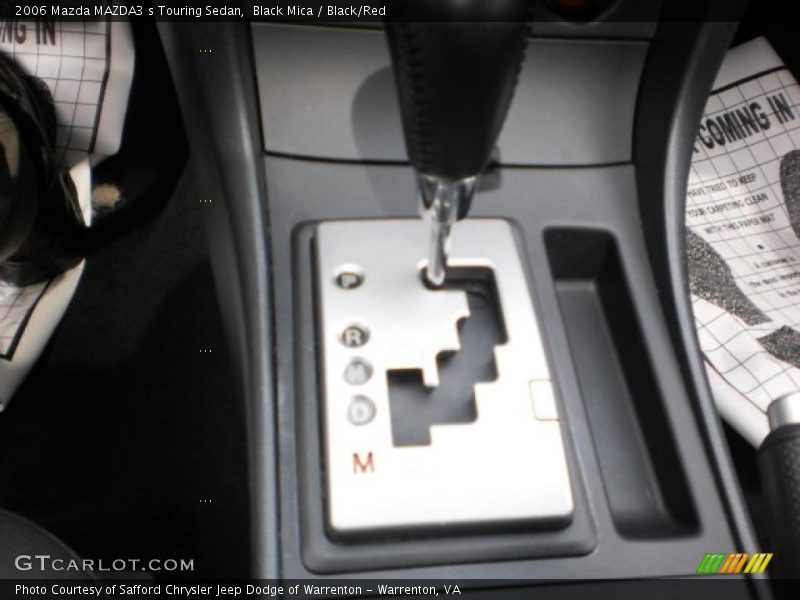 Black Mica / Black/Red 2006 Mazda MAZDA3 s Touring Sedan