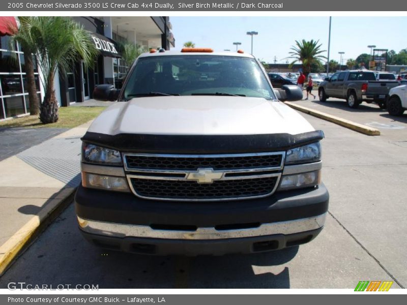 Silver Birch Metallic / Dark Charcoal 2005 Chevrolet Silverado 3500 LS Crew Cab 4x4 Dually