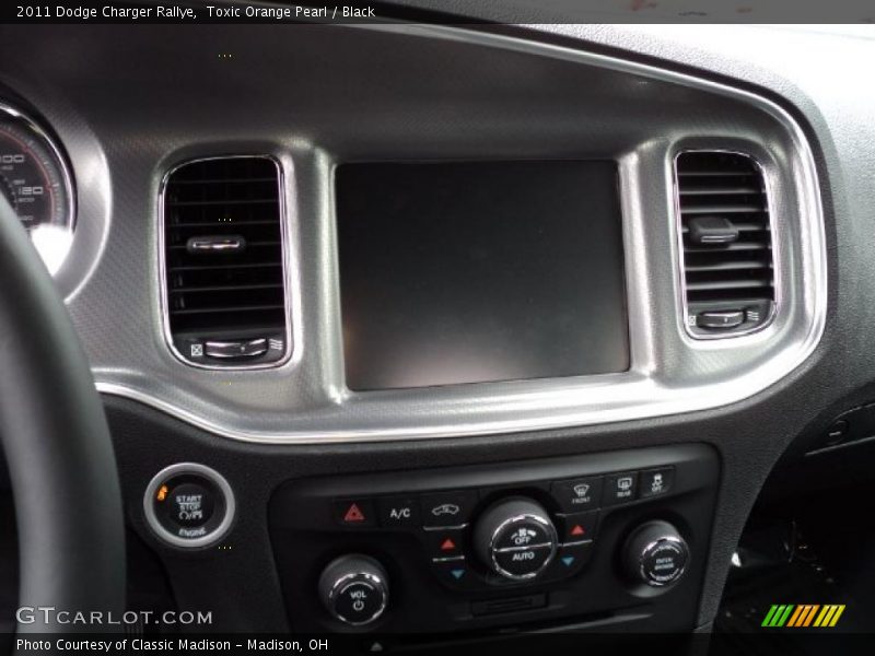 Toxic Orange Pearl / Black 2011 Dodge Charger Rallye