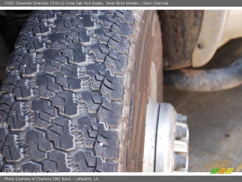Silver Birch Metallic / Dark Charcoal 2005 Chevrolet Silverado 3500 LS Crew Cab 4x4 Dually