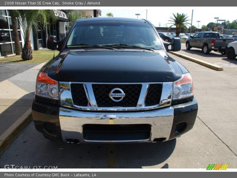Smoke Gray / Almond 2008 Nissan Titan SE Crew Cab