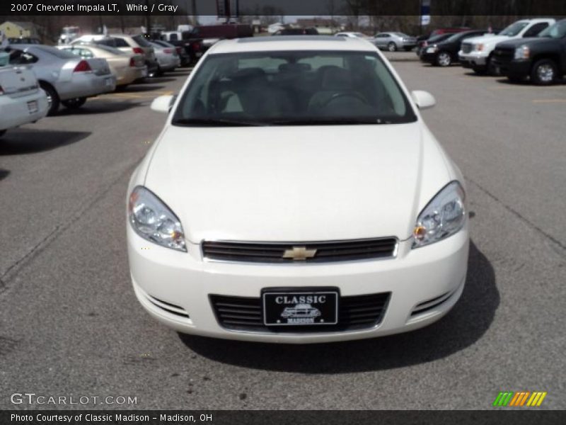 White / Gray 2007 Chevrolet Impala LT