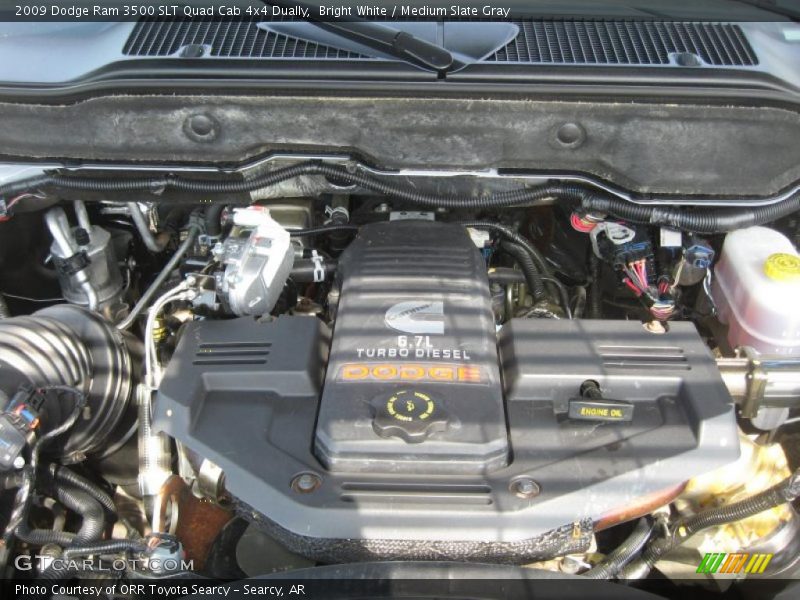  2009 Ram 3500 SLT Quad Cab 4x4 Dually Engine - 6.7 Liter Cummins OHV 24-Valve BLUETEC Turbo-Diesel Inline 6 Cylinder
