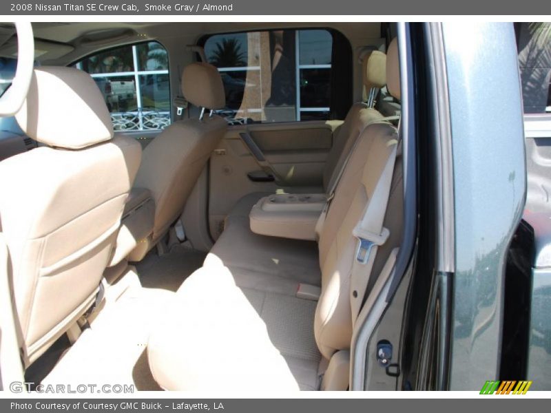 Smoke Gray / Almond 2008 Nissan Titan SE Crew Cab