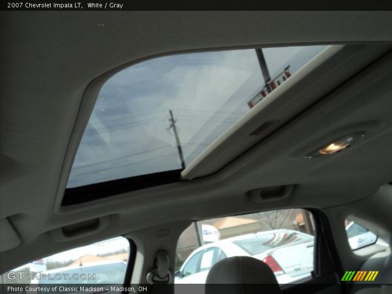 White / Gray 2007 Chevrolet Impala LT