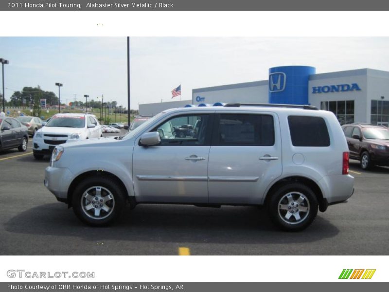 Alabaster Silver Metallic / Black 2011 Honda Pilot Touring