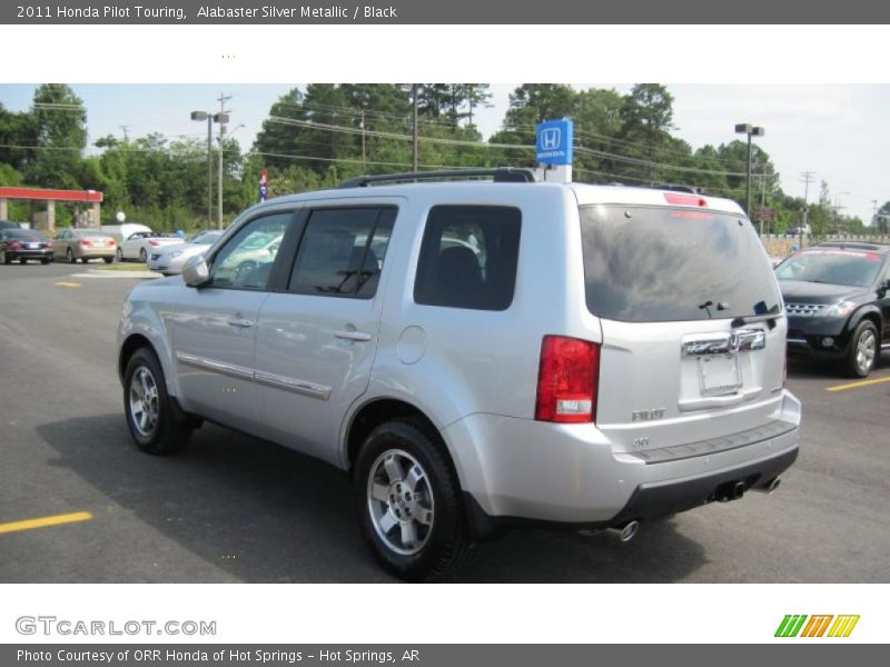 Alabaster Silver Metallic / Black 2011 Honda Pilot Touring