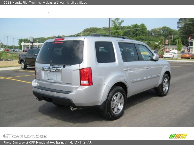 Alabaster Silver Metallic / Black 2011 Honda Pilot Touring