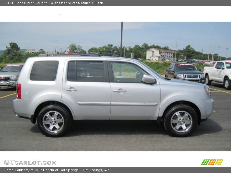 Alabaster Silver Metallic / Black 2011 Honda Pilot Touring