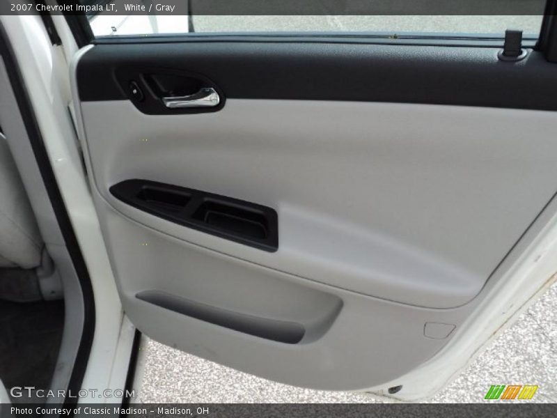 White / Gray 2007 Chevrolet Impala LT