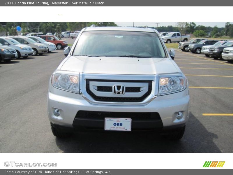 Alabaster Silver Metallic / Black 2011 Honda Pilot Touring