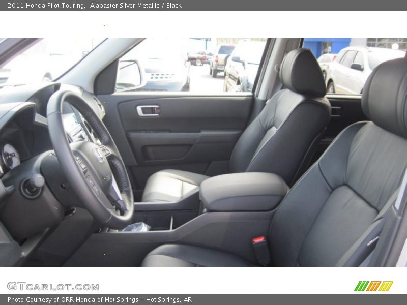 Alabaster Silver Metallic / Black 2011 Honda Pilot Touring