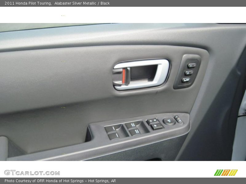 Alabaster Silver Metallic / Black 2011 Honda Pilot Touring