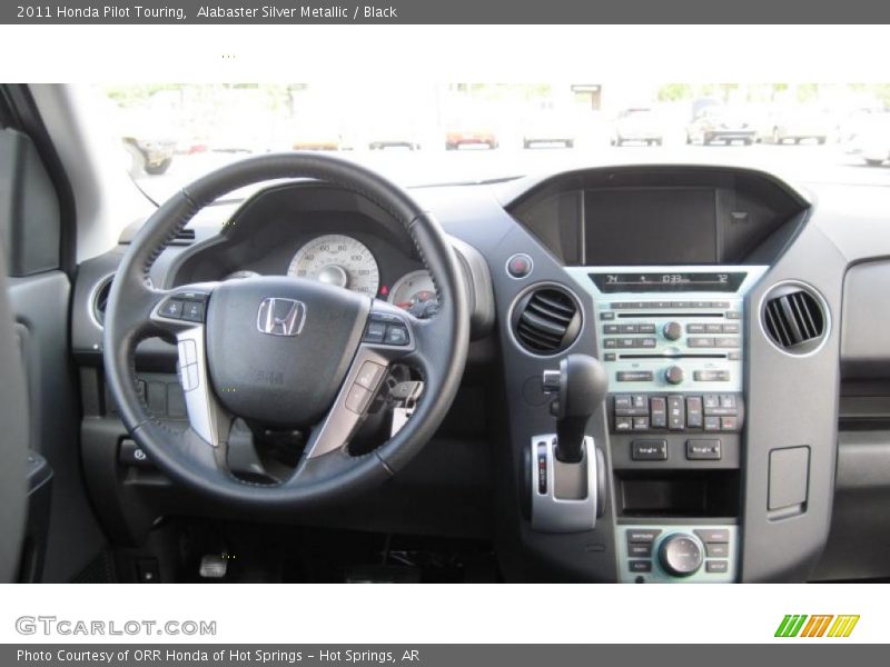 Alabaster Silver Metallic / Black 2011 Honda Pilot Touring