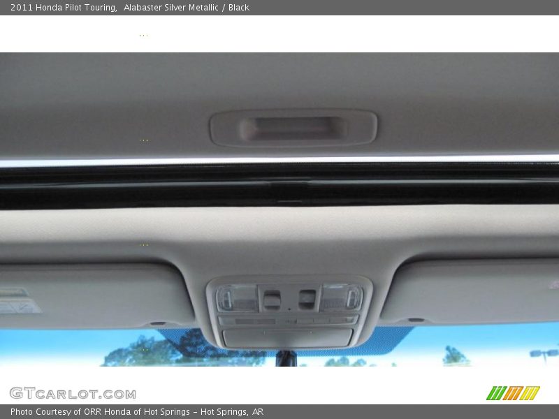 Alabaster Silver Metallic / Black 2011 Honda Pilot Touring
