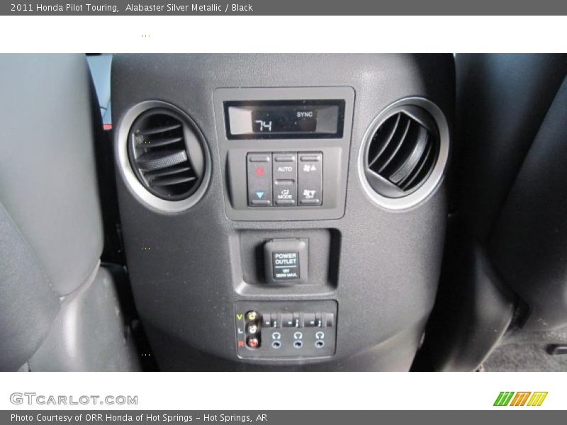Alabaster Silver Metallic / Black 2011 Honda Pilot Touring