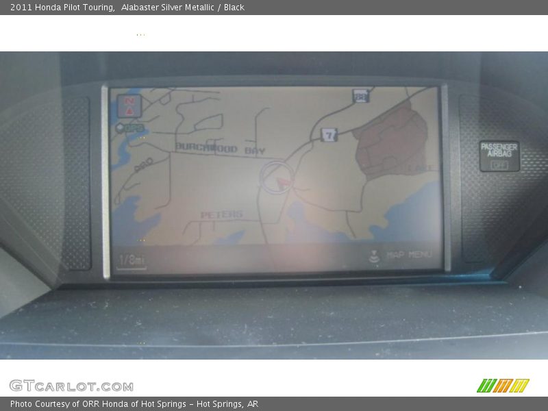 Alabaster Silver Metallic / Black 2011 Honda Pilot Touring