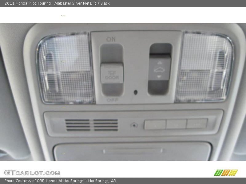 Alabaster Silver Metallic / Black 2011 Honda Pilot Touring