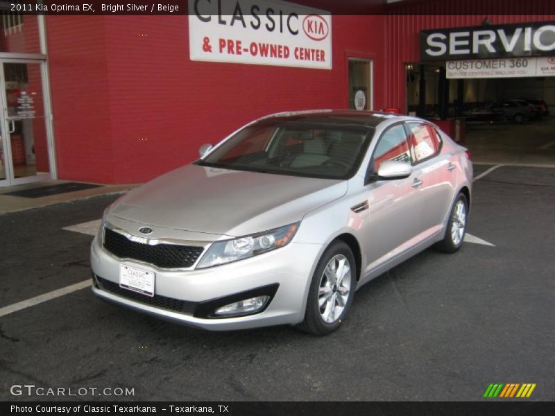 Bright Silver / Beige 2011 Kia Optima EX