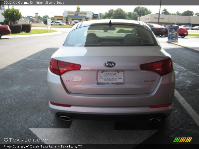 Bright Silver / Beige 2011 Kia Optima EX