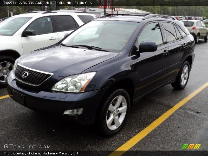 Neptune Blue Mica / Light Gray 2005 Lexus RX 330 AWD