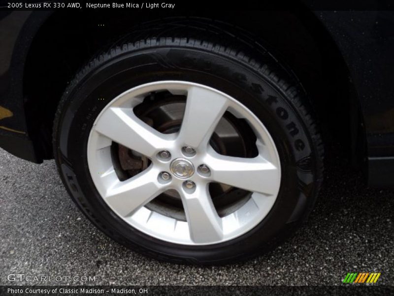 Neptune Blue Mica / Light Gray 2005 Lexus RX 330 AWD