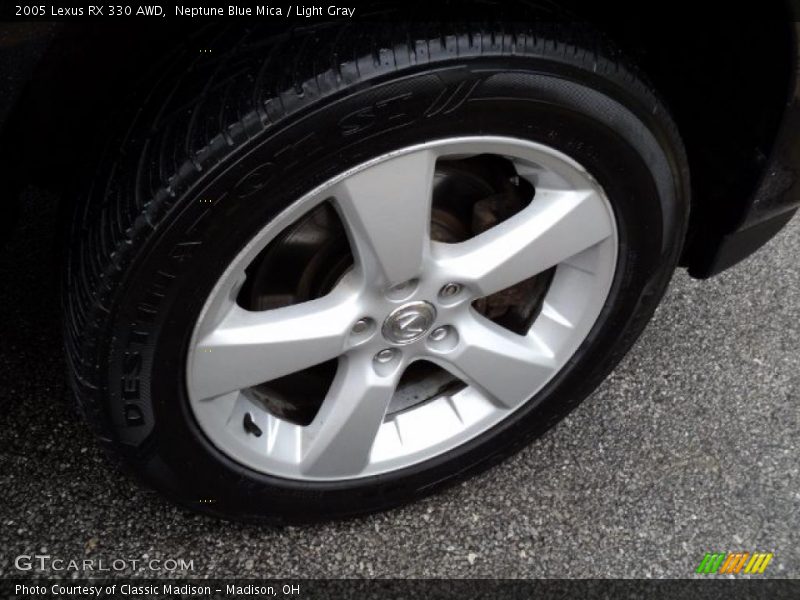 Neptune Blue Mica / Light Gray 2005 Lexus RX 330 AWD