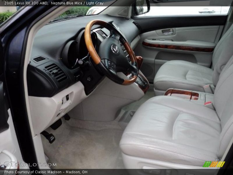 Neptune Blue Mica / Light Gray 2005 Lexus RX 330 AWD