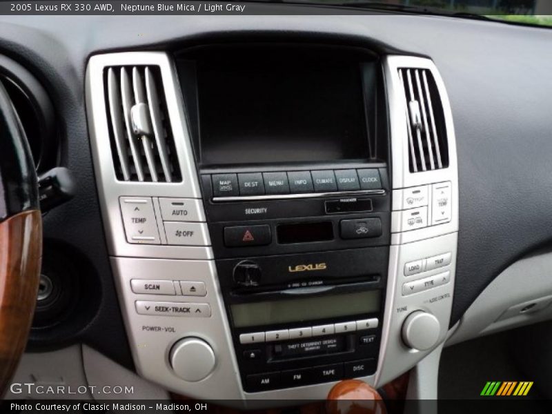 Neptune Blue Mica / Light Gray 2005 Lexus RX 330 AWD