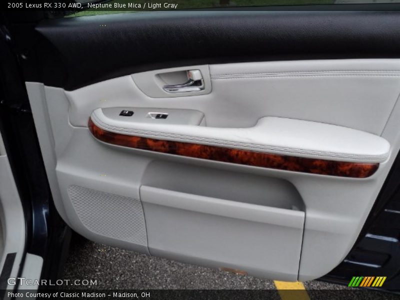 Neptune Blue Mica / Light Gray 2005 Lexus RX 330 AWD