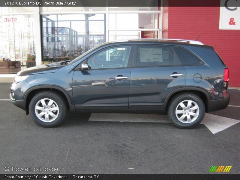Pacific Blue / Gray 2012 Kia Sorento LX