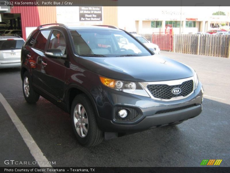 Pacific Blue / Gray 2012 Kia Sorento LX