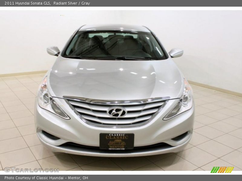 Radiant Silver / Gray 2011 Hyundai Sonata GLS