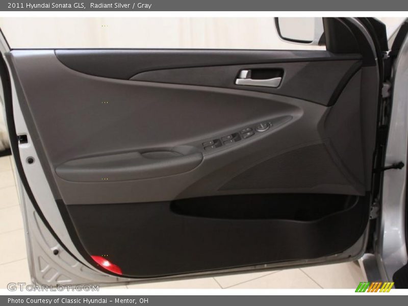 Radiant Silver / Gray 2011 Hyundai Sonata GLS
