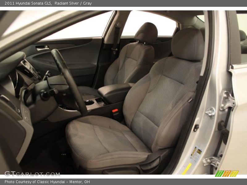 Radiant Silver / Gray 2011 Hyundai Sonata GLS