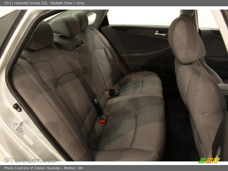 Radiant Silver / Gray 2011 Hyundai Sonata GLS