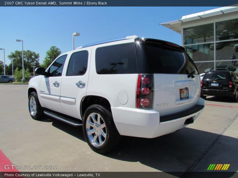 Summit White / Ebony Black 2007 GMC Yukon Denali AWD