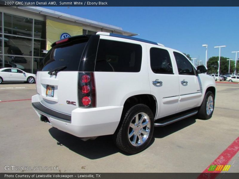 Summit White / Ebony Black 2007 GMC Yukon Denali AWD