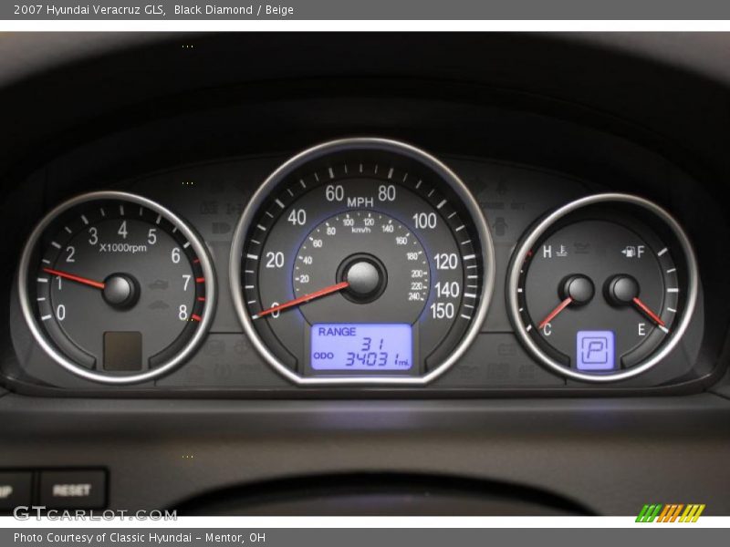  2007 Veracruz GLS GLS Gauges