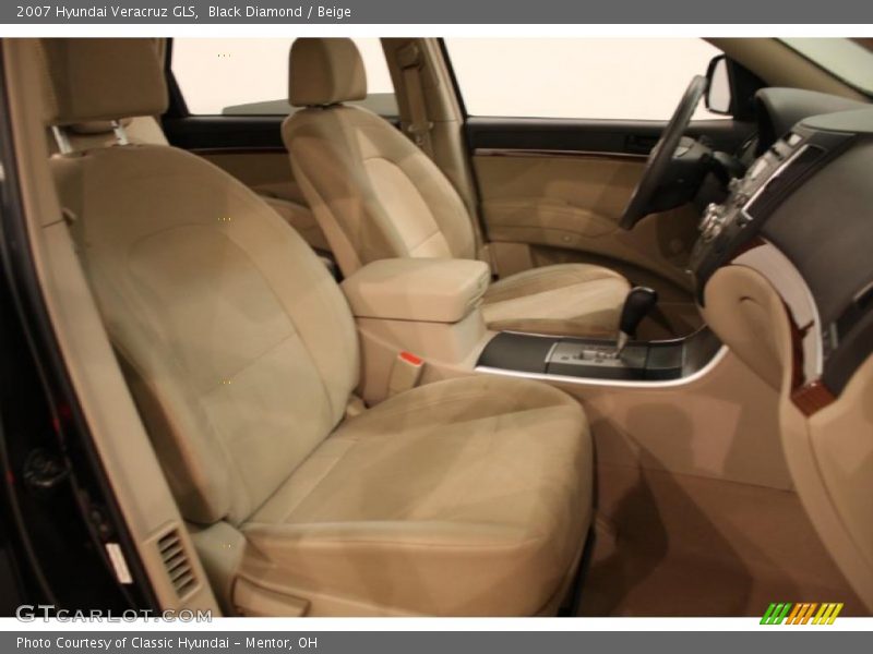 Black Diamond / Beige 2007 Hyundai Veracruz GLS