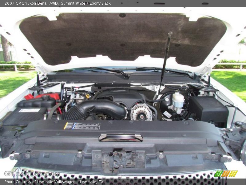Summit White / Ebony Black 2007 GMC Yukon Denali AWD