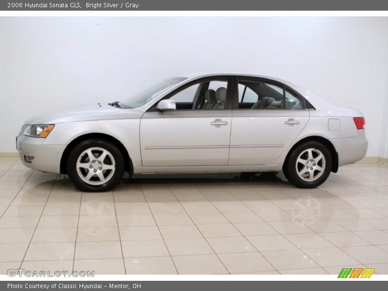 Bright Silver / Gray 2006 Hyundai Sonata GLS